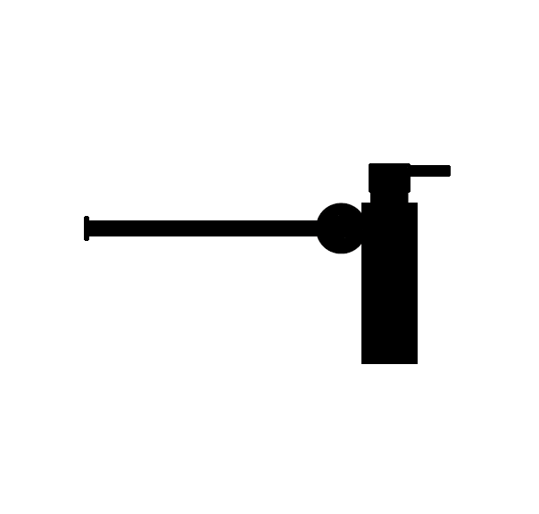 Полотенцедержатель с дозатором