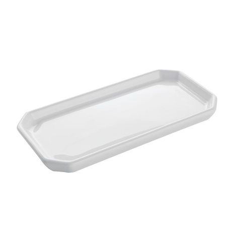 Stilhaus Diva, наcтольный керамический лоток, цвет белая керамика DV14AP(BI)