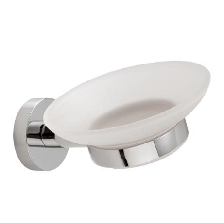 Stilhaus Rondo настенная стеклянная мыльница цвет хром RO09(08)