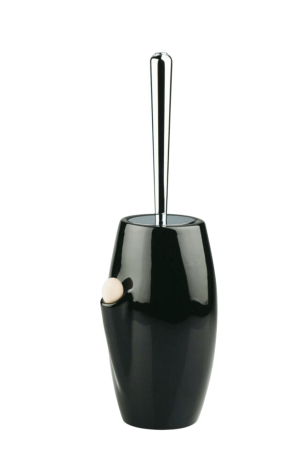 Stilhaus Zefiro напольный керамический ёрш с ароматизатором цвет хром - черная керамика 646(08-NE)