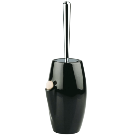 Stilhaus Zefiro напольный керамический ёрш с ароматизатором цвет хром - черная керамика 646(08-NE)