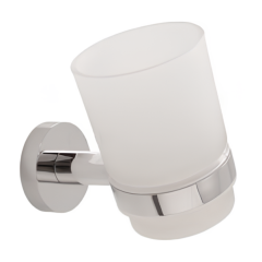 Stilhaus Rondo настенный стеклянный стакан цвет хром RO10(08)