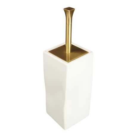 Stilhaus Prisma напольный керамический ёрш цвет бронза - белая керамика PR796(25-BI)