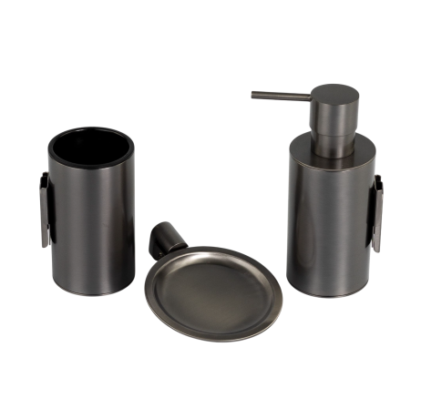 Stilhaus Hashi, настенная металлическая мыльница, цвет оружейная сталь