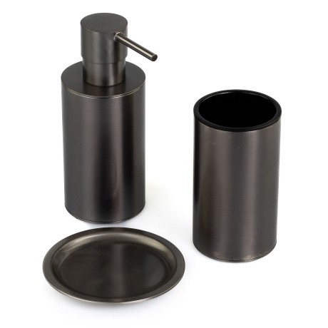 Stilhaus Hashi, настольный металлический дозатор, цвет оружейная сталь