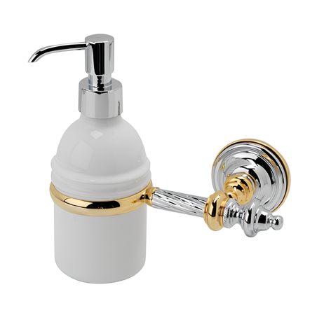 Stilhaus Giunone настенный керамический дозатор цвет белый - хром G30(03)