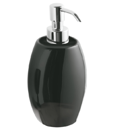 Stilhaus Zefiro настольный керамический дозатор цвет хром - черная керамика 654(08-NE)