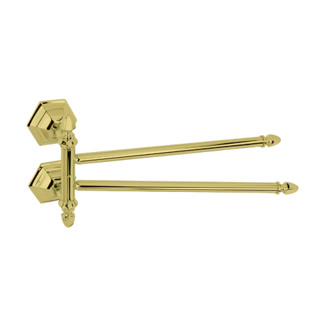 Stilhaus Marte полотенцедержатель двойной поворотный цвет бронза MA16(25)