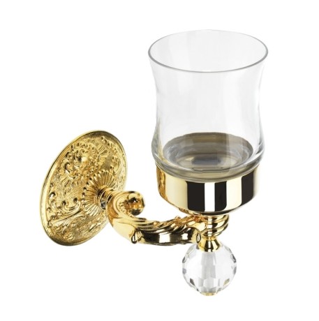 Stilhaus Noto Light настенный стакан со стеклом Murano золото NT10V(16)