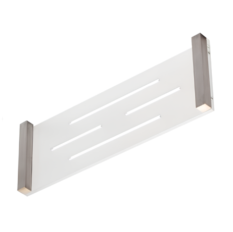 Stilhaus Saturno полка из оргстекла длина 32 см цвет сатинированная сталь ST17(54)