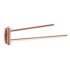 Stilhaus Hashi, полотенцедержатель двойной поворотный, цвет розовое золото