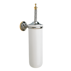 Stilhaus Giunone настенный керамический ёрш цвет хром - золото G12(02)