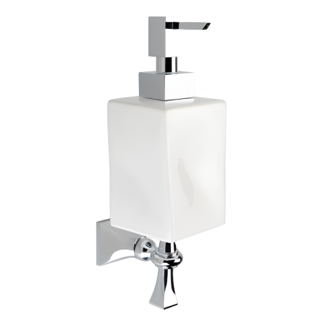 Stilhaus Prisma настенный керамический дозатор цвет бронза - белая керамика PR30(25-BI)