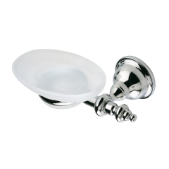 Stilhaus Elite настенная стеклянная мыльница цвет бронза EL09(25)