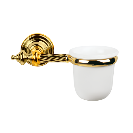 Stilhaus Giunone настенный керамический стакан цвет золото G10(16)