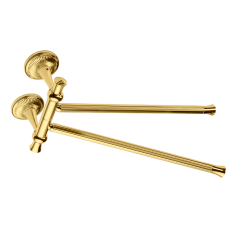 Stilhaus Regal, полотенцедержатель двойной поворотный, цвет золото