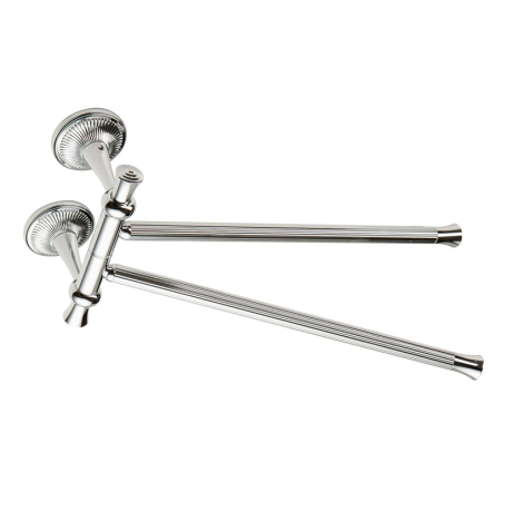 Stilhaus Regal, полотенцедержатель двойной поворотный, цвет хром