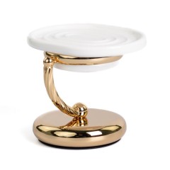 Stilhaus Giunone настольная керамическая мыльница цвет золото G719(16)