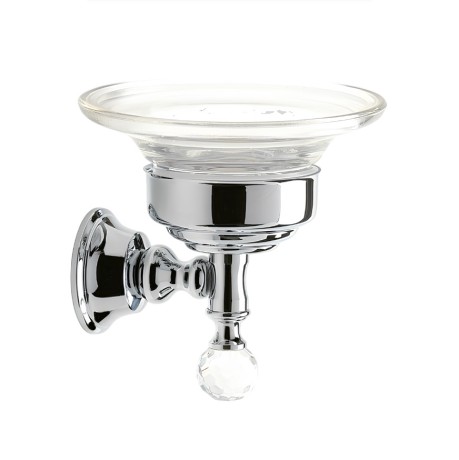 Stilhaus Smart Light настенная стеклянная мыльница цвет хром SL09(08)