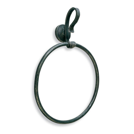 Stilhaus Flora, полотенцедержатель - кольцо, цвет античный черный