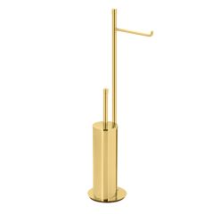 Stilhaus Hashi, стойка h63 см: бумагодержатель/ерш металлический, цвет золото