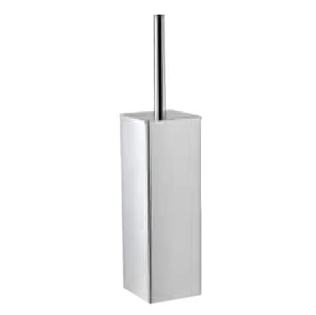 Stilhaus Living настенный металлический ёрш цвет белый - хром матовый LV039M(03)