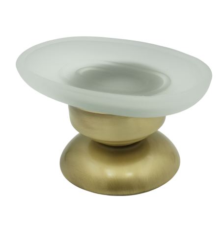 Stilhaus Elite настольная мыльница на ножке цвет бронза EL09АР(25)