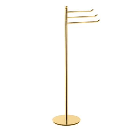 Stilhaus Hashi, стойка h85,5 см: 3 полотенцедержателя, цвет матовое золото