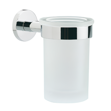 Stilhaus Medea настенный стеклянный стакан цвет хром ME10(08)