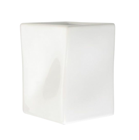 Stilhaus Prisma настольный керамический стакан белая керамика 793(BI)