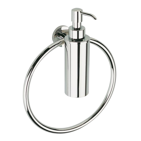 Stilhaus Medea полотенцедержатель - кольцо + металлический дозатор цвет хром ME79D(08)