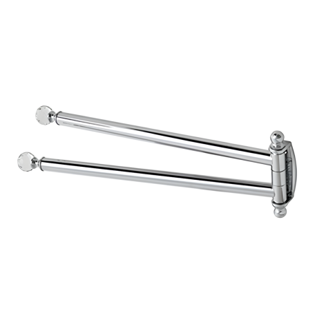 Stilhaus Smart Light полотенцедержатель двойной поворотный цвет хром SL16(08)