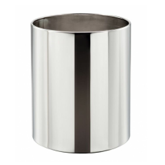 Stilhaus круглый контейнер для мусора без крышки - 12 литров цвет полированная сталь 987(55)