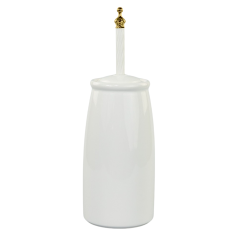 Stilhaus Giunone напольный керамический ёрш цвет белый - золото G12A(04)