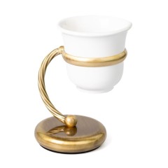 Stilhaus Giunone настольный керамический стакан цвет бронза G718(25)
