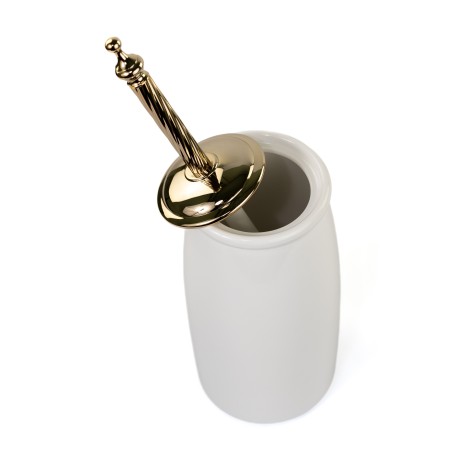 Stilhaus Giunone напольный керамический ёрш цвет золото G12A(16)