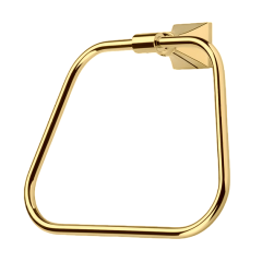 Stilhaus Prisma полотенцедержатель - кольцо цвет матовое золото PR07(18)