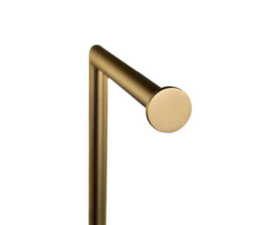 Stilhaus Medea, стойка бумагодержатель/ерш металлический, цвет матовое золото