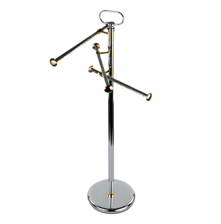 Stilhaus Giunone cтойка: 3 полотенцедержателя цвет хром - золото G696(02)