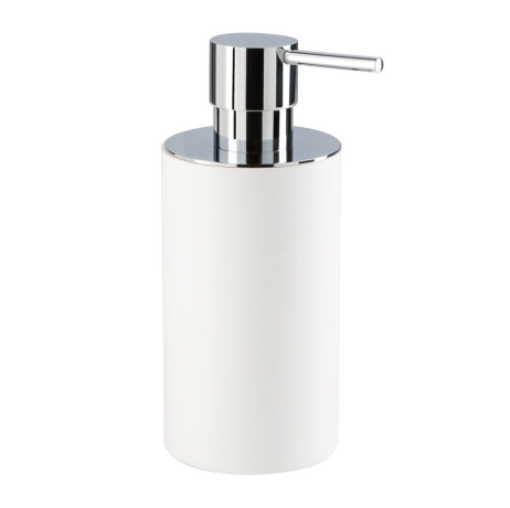 Stilhaus Tondo, настольный дозатор, цвет белый, помпа с крышкой хром