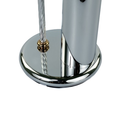 Stilhaus Giunone cтойка: бумагодержатель + ерш металлический цвет хром - золото G691(02)