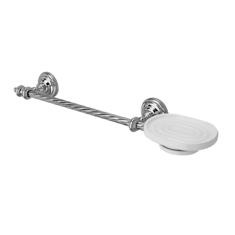 Stilhaus Giunone полотенцедержатель + керамическая мыльница цвет хром G69(08)