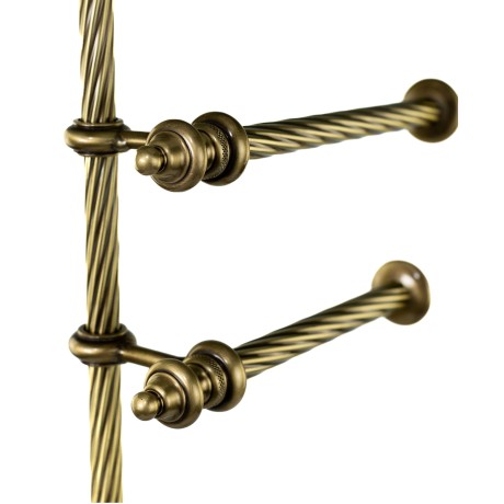 Stilhaus Giunone cтойка: мыльница + полотенцедержатель + бумаг + ерш цвет бронза G697(25)