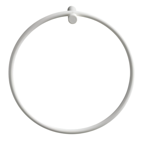 Stilhaus Hashi полотенцедержатель - кольцо цвет белый матовый HS07(24)