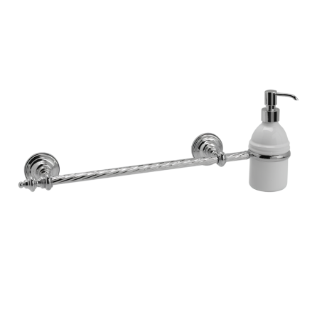 Stilhaus Giunone полотенцедержатель + керамический дозатор цвет бронза G69D(25)