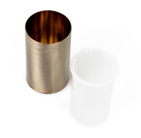 Stilhaus Hashi, настольный металлический стакан, цвет золото сатин HS10AP(15)