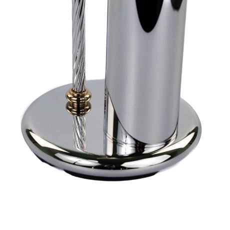 Stilhaus Giunone cтойка: мыльница + полотенцедержатель + бумаг + ерш цвет хром - золото G697(02)