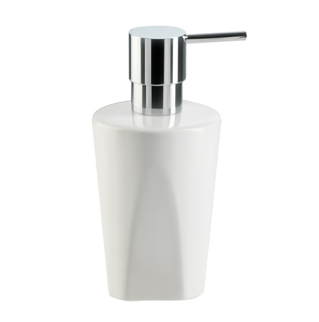 Stilhaus Liz настольный керамический дозатор цвет хром - белая керамика LZ30AP(08-BI)