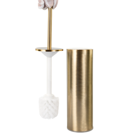 Stilhaus Hashi, напольный металлический ёрш, цвет золото сатин 010(15)