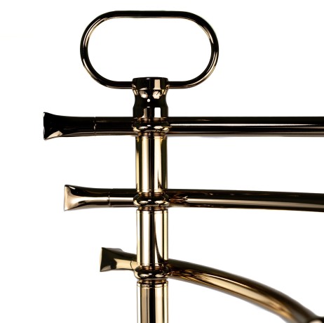 Stilhaus Prisma стойка: 3 полотенцедержателя цвет золото PR19(16)
